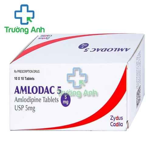 Amlodac 5 - Thuốc điều trị tăng huyết áp và đau thắt ngực